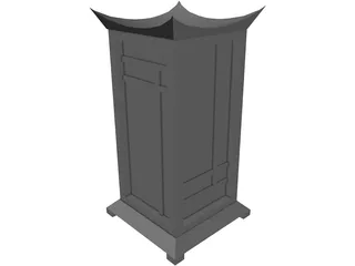 Lamp Oriental 3D Model preview