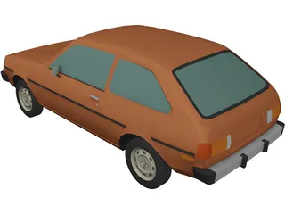Mazda GLC (1980) 3D Model preview