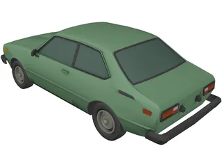 Toyota Corolla (1978) 3D Model preview
