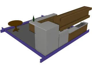 Kitchen 3D Model preview