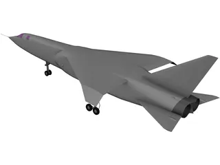 BAC TSR-2 3D Model preview