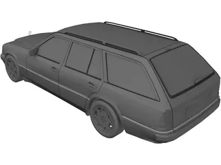 Mercedes-Benz E-Class T-Model 3D Model preview