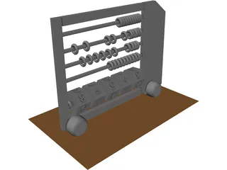 Abacus 3D Model preview