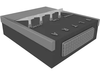 Remote Ultrasonic Old 3D Model preview