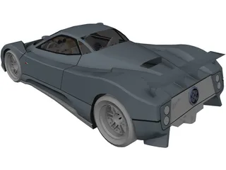 Pagani Zonda 3D Model preview