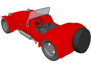 Lotus Super Seven 3D Model preview