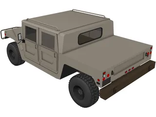 Hummer H1 3D Model preview