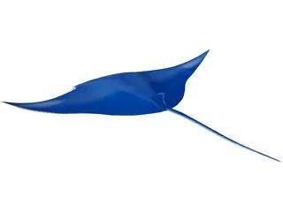 Manta Ray 3D Model preview