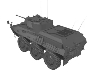 Mowag Piranha 3D Model preview