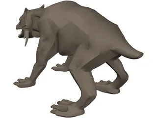 Mr. Tusker Abnormal Creature 3D Model preview