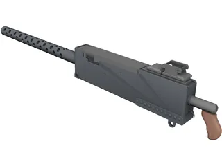 AML Browning 7.62 3D Model preview