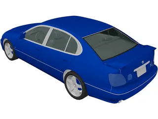 Toyota Aristo 3D Model preview