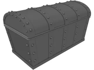 Treasure Chest 3D Model preview