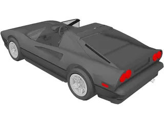 Ferrari 308 GTS 3D Model preview