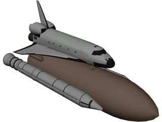 Space Shuttle Challenger 3D Model preview
