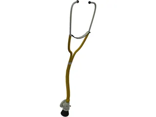 Stethoscope 3D Model preview