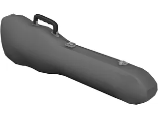Violin Case 3D Model preview