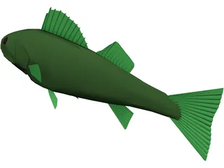 Walleye 3D Model preview