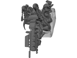 Robot 3D Model preview