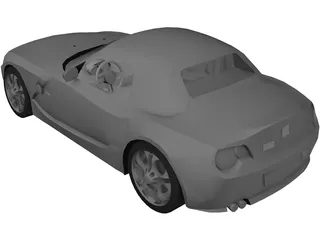 BMW Z4 (2003) 3D Model preview
