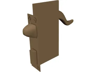Door Knob 3D Model preview