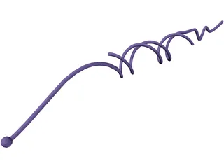 DNA Strand Helix 3D Model preview