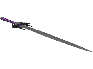 Sword Skull 3D Model preview