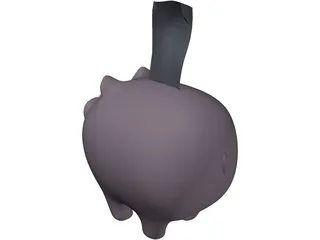 Piggy Bank 3D Model preview