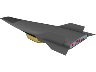 NASA X-43 3D Model preview