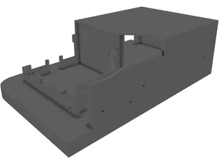 Mout Rubble Service Station 3D Model preview