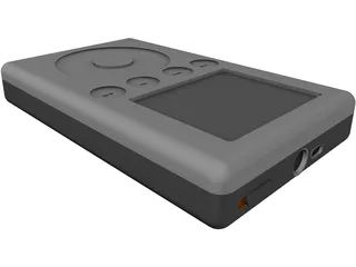 Apple iPod Music Player 3D Model preview