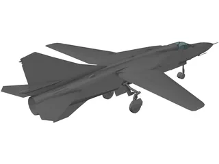 MiG-23ML Flogger-G 3D Model preview