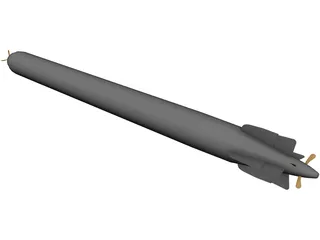 Torpedo 3D Model preview