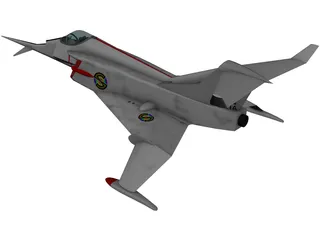 Angel Ship 3D Model preview