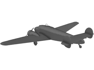 Beechcraft C-45 3D Model preview
