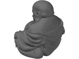 Buddha Sitting 3D Model preview
