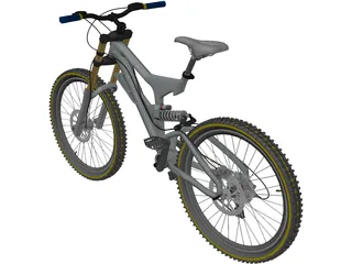 Bike Mountain Freeride/Downhill 3D Model preview