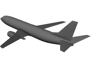 Boeing 737-400 3D Model preview