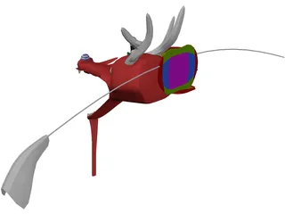 Dragon Kite 3D Model preview
