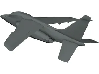 Alpha Jet 3D Model preview
