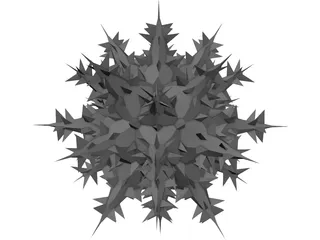 Snowflake 3D Model preview