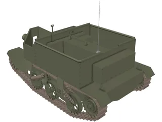 Universal (Bren Gun) Carrier 3D Model preview