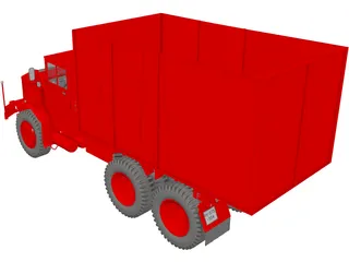 Farm Truck L912 3D Model preview