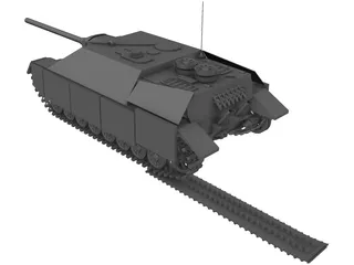 Jagdpanzer IV 3D Model preview