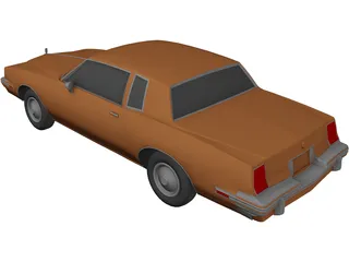 Pontiac Grand Prix (1985) 3D Model preview