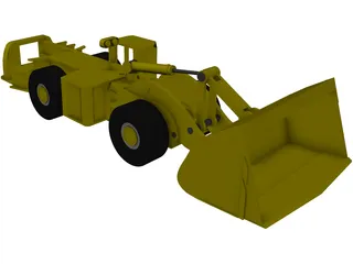 Shovel Loader 3D Model preview