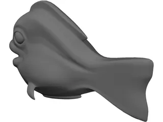 Fat Fish 3D Model preview
