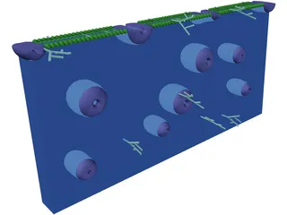 Cell Membrane 3D Model preview