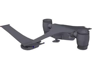 Hunter Killer 3D Model preview