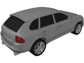 Porsche Cayenne (2004) 3D Model preview